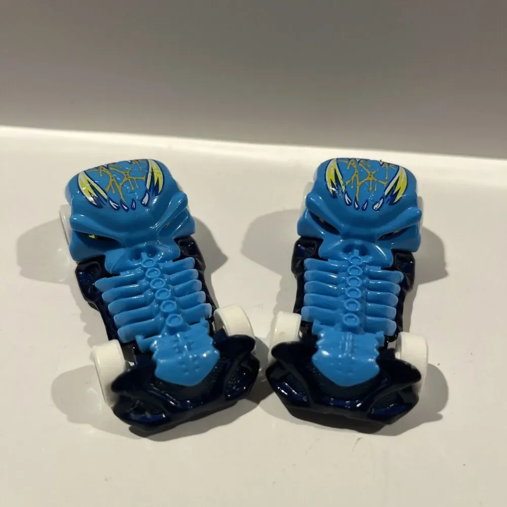 Hot Wheels Skull Crusher Blue Lot of 2 2009 Loose Diecast Cars